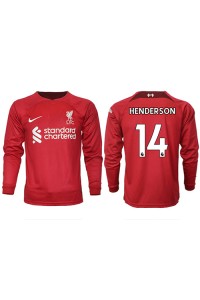 Fotbalové Dres Liverpool Jordan Henderson #14 Domácí Oblečení 2022-23 Dlouhý Rukáv